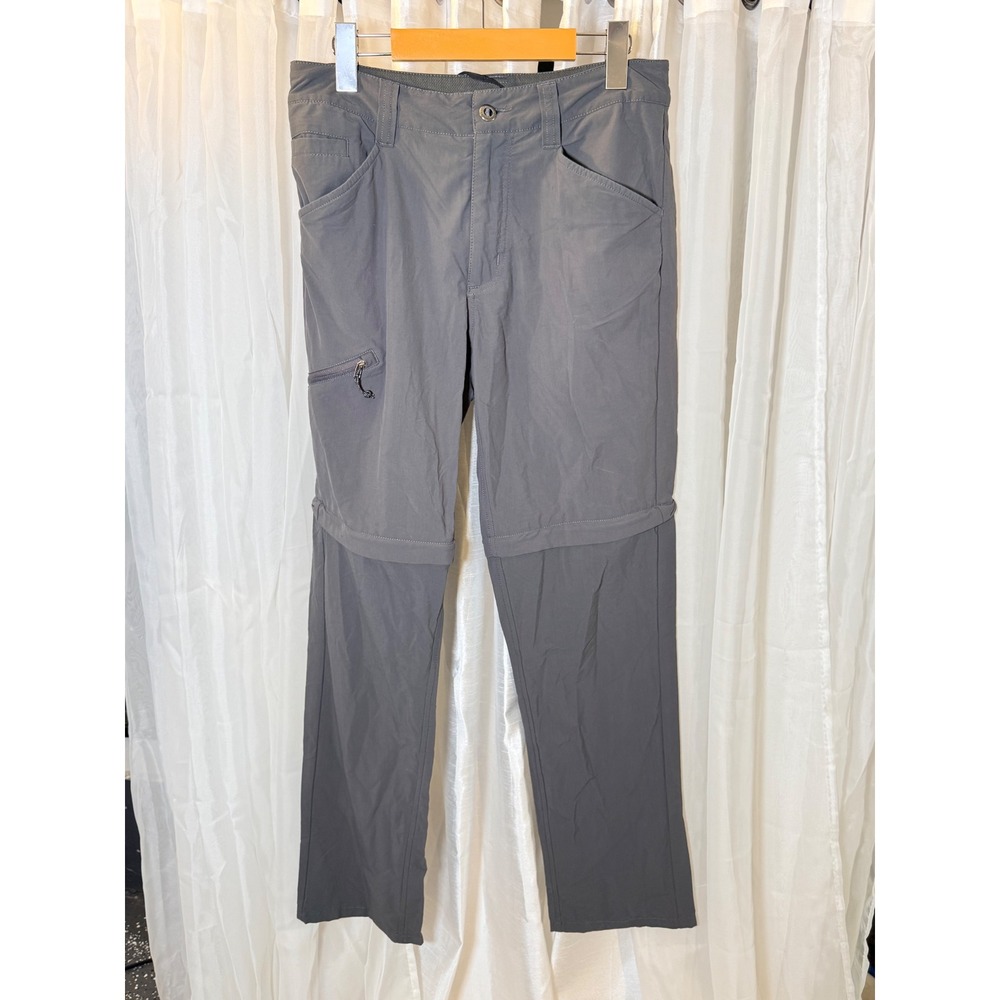 Patagonia Convertible Pants Mens 30 Grey Zip Off Hiking Cargo Outdoor